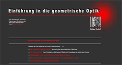 Desktop Screenshot of geometrische-optik.de